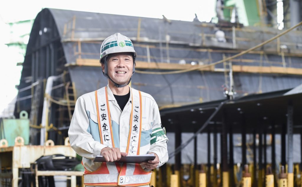 手がけた船が、世界の海を駆けてゆく。それが、造船という仕事の醍醐味。