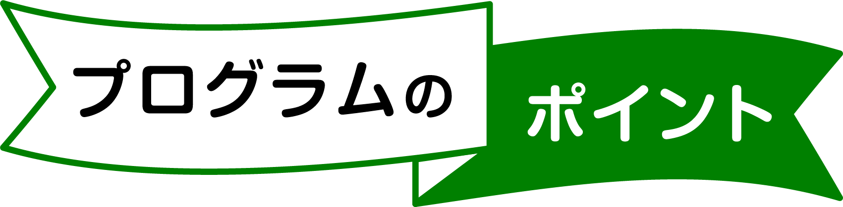プログラムのポイント