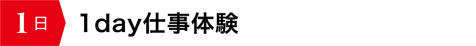 1日 1day仕事体験